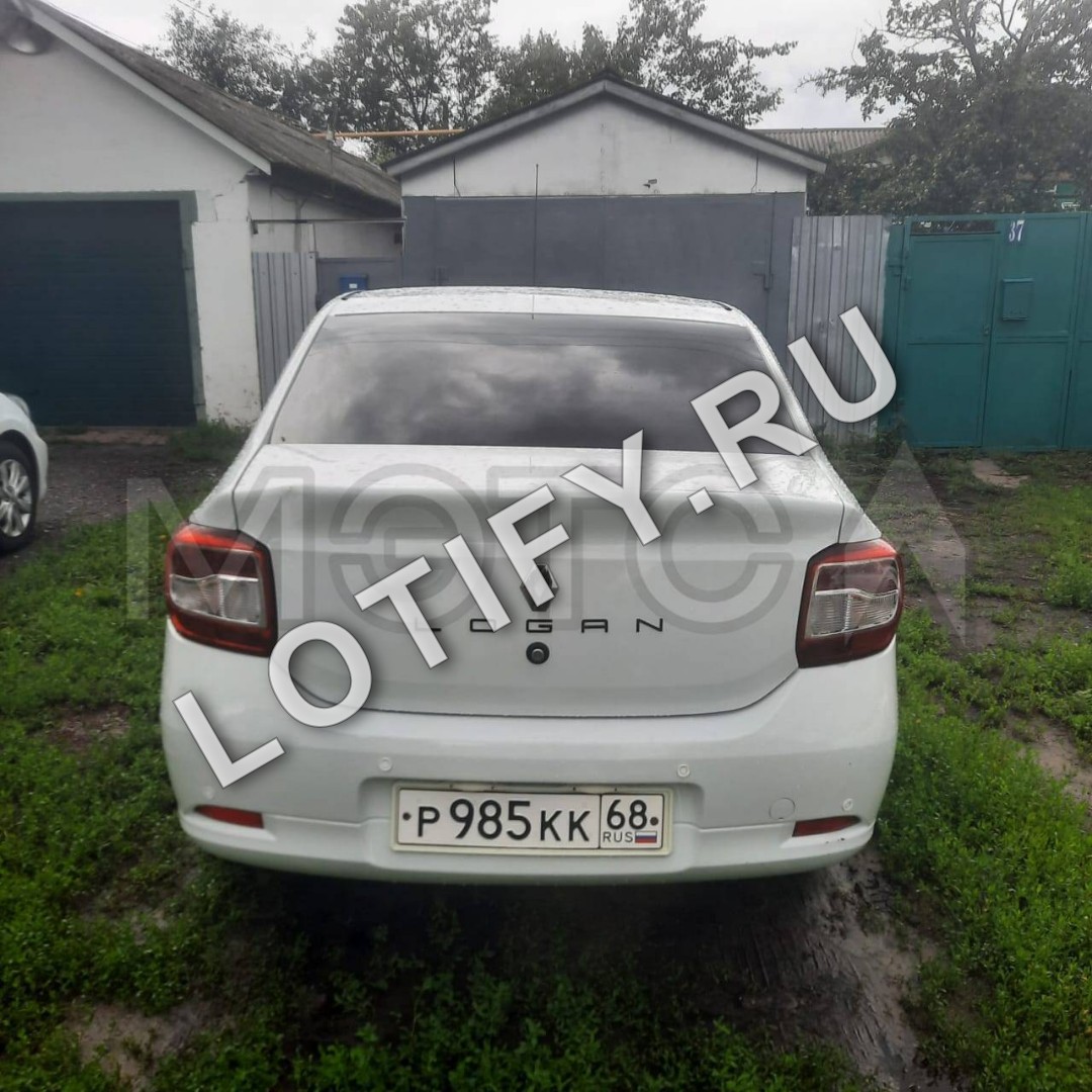 Автомобиль Renault Logan 2018 г.в. с торгов по банкротству в Тамбове